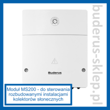 Buderus MS200 - moduł do sterowania instalacjami kolektorów słonecznych